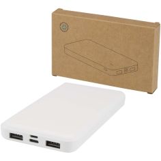 Batería externa de plástico reciclado de 10 000 mAh y 10... - Producto ecológico