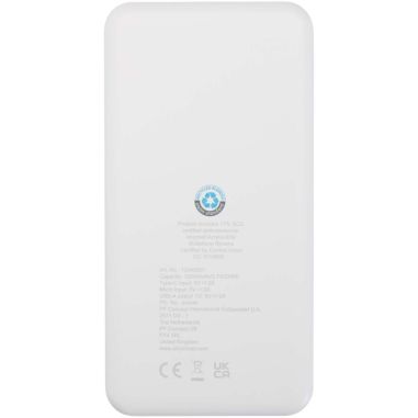 Batería externa de plástico reciclado de 10 000...