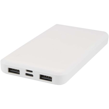 Batería externa de plástico reciclado de 10 000 mAh y 10 W Ecológica Personalizada 6124458
