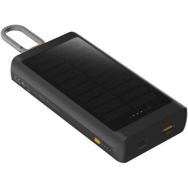 Batería externa solar de 10 000 mAh y 15 W con...