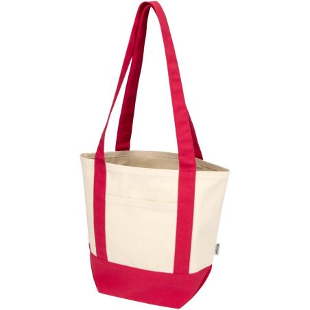 Bolsa Tote mini de algodón reciclado GRS de 320 g/m² Ecológica Personalizada 6120800