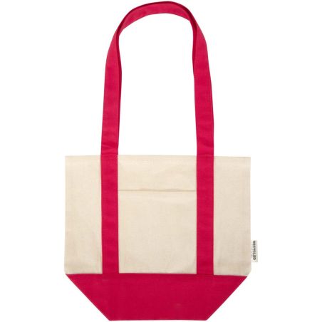 Bolsa Tote mini de algodón reciclado GRS de 320 g/m² Ecológica Personalizada 6120800