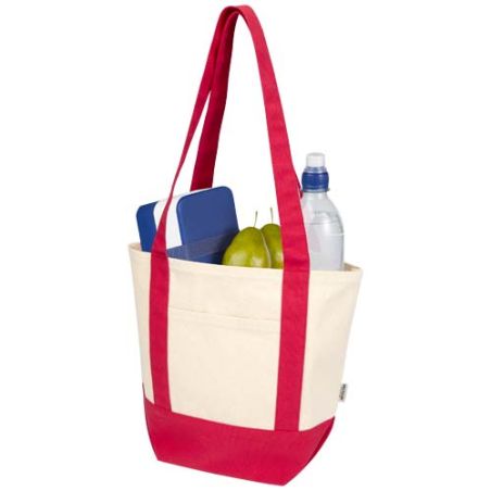 Bolsa Tote mini de algodón reciclado GRS de 320 g/m² Ecológica Personalizada 6120800