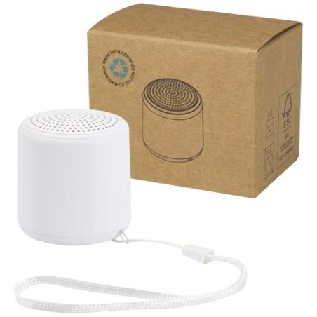 Altavoz inalámbrico Bluetooth® de plástico reciclado de 3 W Ecológico Personalizado 6124485