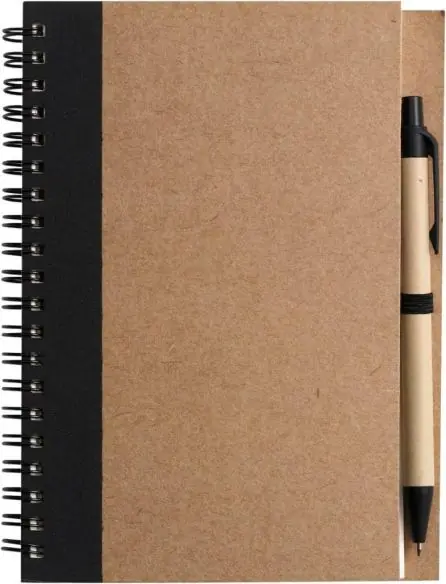Libreta de cartón reciclado Ecológica Personalizada 102715