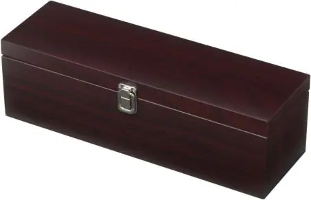 Caja de madera con set de vino Ecológica Personalizada 106814