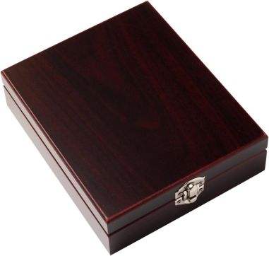 Set de vino en caja de madera Ecológica...