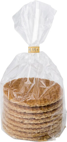 Lata con stroopwafels holandeses