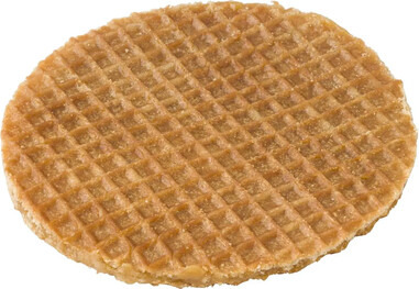 Lata con stroopwafels holandeses