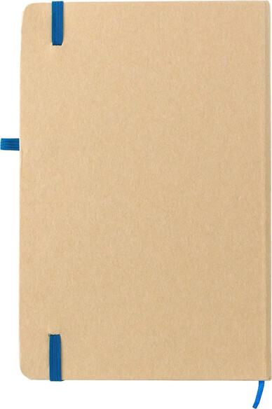 Cuaderno papel piedra A5 80p lineadas banda elástica