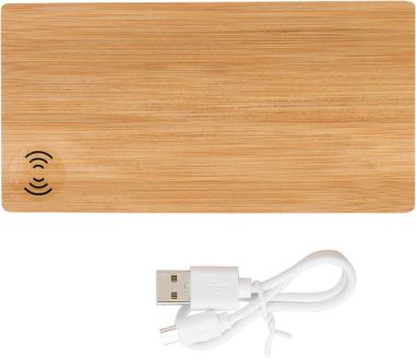 Power Bank inalámbrico de bambú Ecológico...