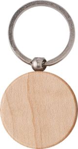 Llavero redondo de madera Ecológico Personalizado 109291 - Producto ecológico