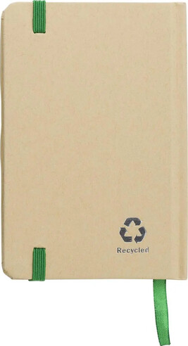 Cuaderno A6 cartón reciclado 80 hojas