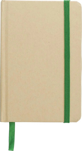 Cuaderno A6 cartón reciclado 80 hojas