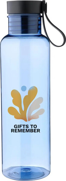 Botella RPET 750 ml con tapa de bambú