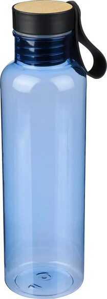 Botella RPET 750 ml con tapa de bambú
