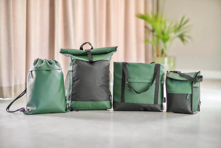 Mochila de cuerdas RPET 600D 8 L repelente al agua