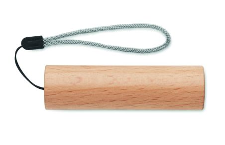 Linterna recargable madera 5W Ecológica Personalizada 7MO2137
