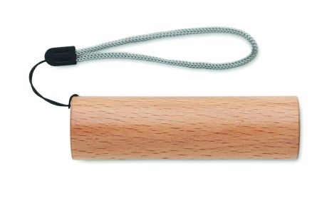 Linterna recargable madera 5W Ecológica Personalizada 7MO2137