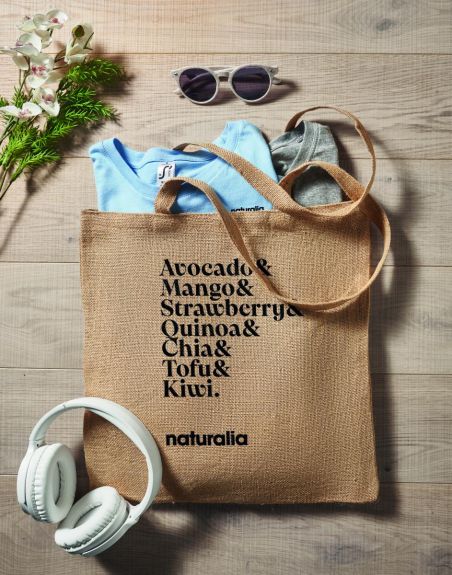 Bolsa de yute de asas largas Ecológica Personalizada 7MO2209