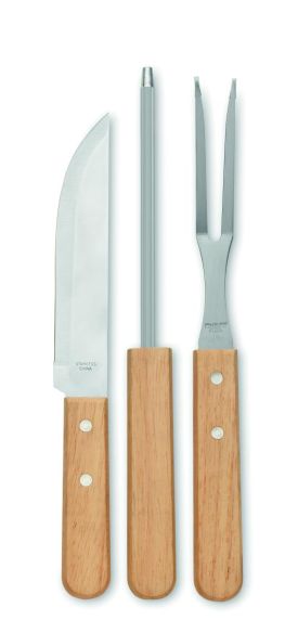 Set para barbacoa en maletín Ecológica Personalizada 7MO2471