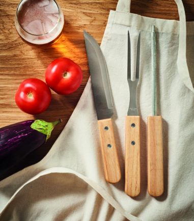 Set para barbacoa en maletín Ecológica...