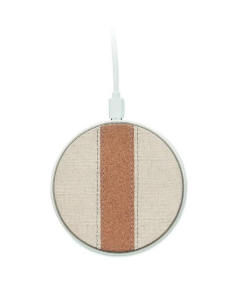 Cargador inalámb. 15W corcho Ecológico Personalizado 7MO2593