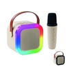 Set karaoke altavoz 5W ABS reciclado LED micrófono - Imagen 1