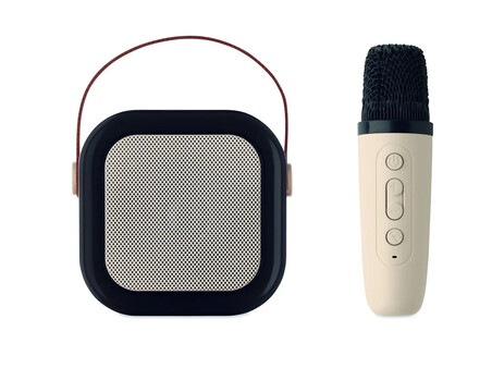 Set karaoke altavoz 5W ABS reciclado LED micrófono