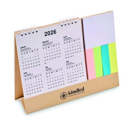 Calendario con bloc de notas Ecológica Personalizada 7MO2756