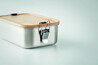 Fiambrera acero inoxidable 750 ml tapa bambú - Imagen 5