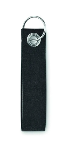 Llavero fieltro RPET rectangular GRS reciclado