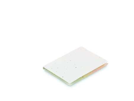 Bloc notas adhesivas tapa papel semillas reciclado