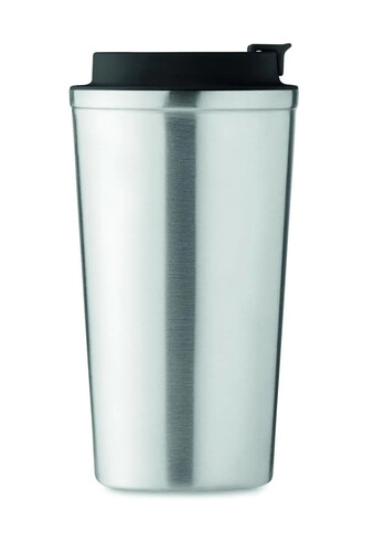 Vaso acero inox reciclado 510ml doble pared tapa antifugas