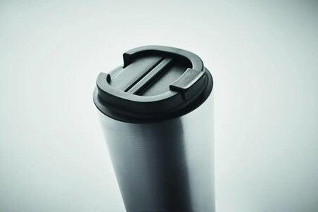 Vaso acero inox reciclado 510ml doble pared tapa antifugas