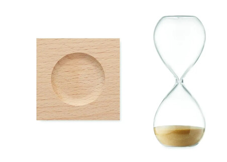Reloj de arena vidrio borosilicato 5 min
