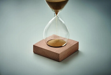 Reloj de arena vidrio borosilicato 5 min