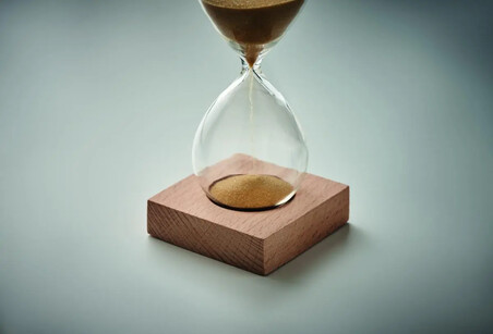 Reloj de arena vidrio borosilicato 5 min