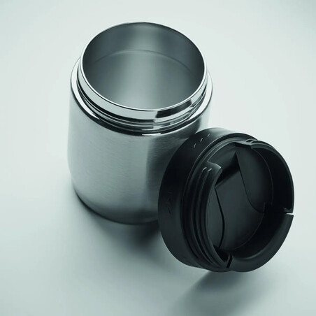 Botella 2en1 acero inox 500ml vacío vaso desmontable 310ml