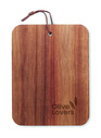Tabla cortar madera acacia cordón PU color natural variable - Imagen 4