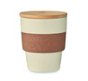 Vaso PP 300 ml con corcho y tapa bambú - Imagen 9