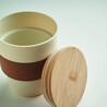 Vaso PP 300 ml con corcho y tapa bambú - Imagen 10