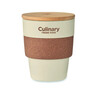 Vaso PP 300 ml con corcho y tapa bambú - Imagen 11