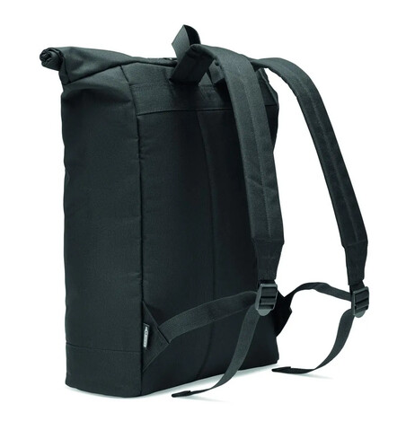 Mochila rolltop RPET 600D con forro 210D