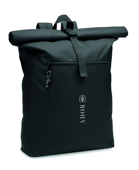 Mochila rolltop RPET 600D con forro 210D