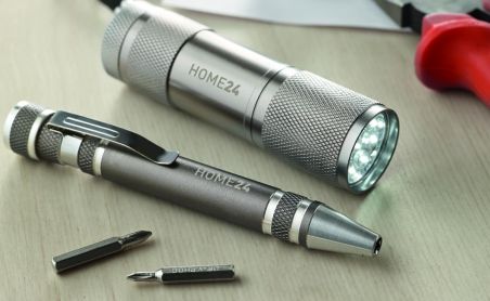 Set linterna con bolígrafo Ecológica Personalizada 7MO8559