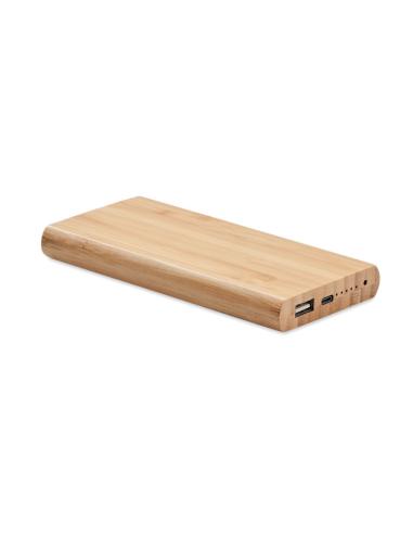 Power bank de bambú 6000 mAh