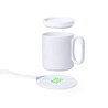 Set calentador tazas cargador inalámbrico cerámica 350ml - Imagen 10