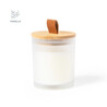 Vela aromática cristal bambú tapa 4 aromas caja kraft FSC - Imagen 4