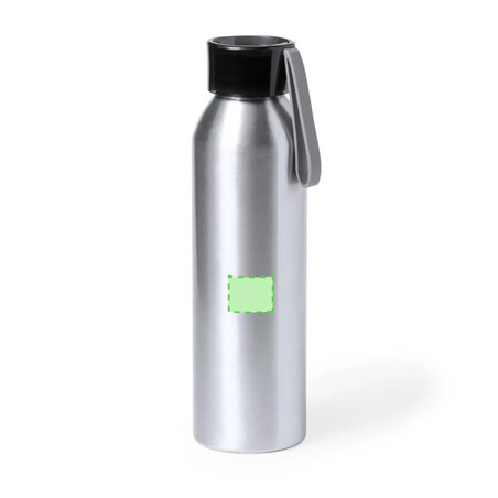 Bidón aluminio reciclado 650 ml acabado mate